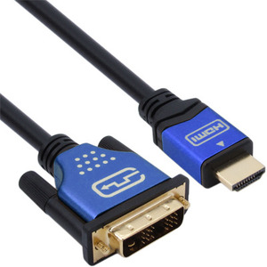 NETmate HDMI to DVI Blue Metal 케이블 2M (Ver1.4) 