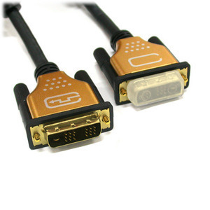 NETmate 최고급형 DVI-D 싱글링크 케이블 Gold Metal 1.8M 