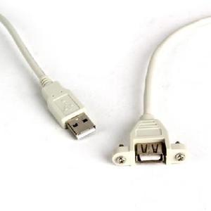 USB 1포트 판넬형 케이블 0.5미터
